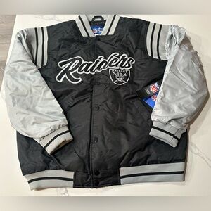 Las Vegas Raiders Men’s Ultra Game Varsity Style Jacket Retails For $135